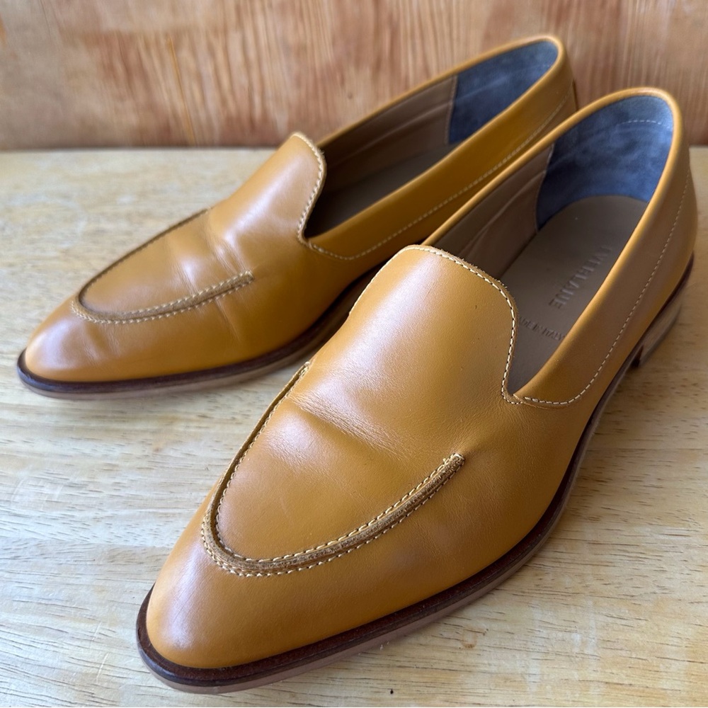 Everlane Women's Tan Leather Loafers